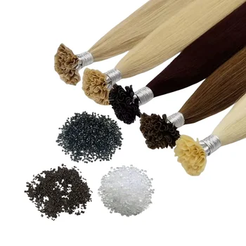 Italian Keratin Glue Grains White/black/brown Keratin Hot Melt Hard ...