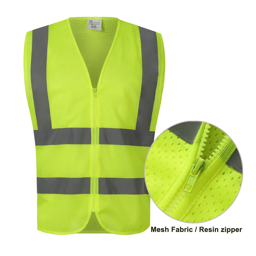 Visibility Driving Custom Vest Traffic Night Riding Sign Fluorescent Reflective Safety Vest - KingCare | KingCare.net