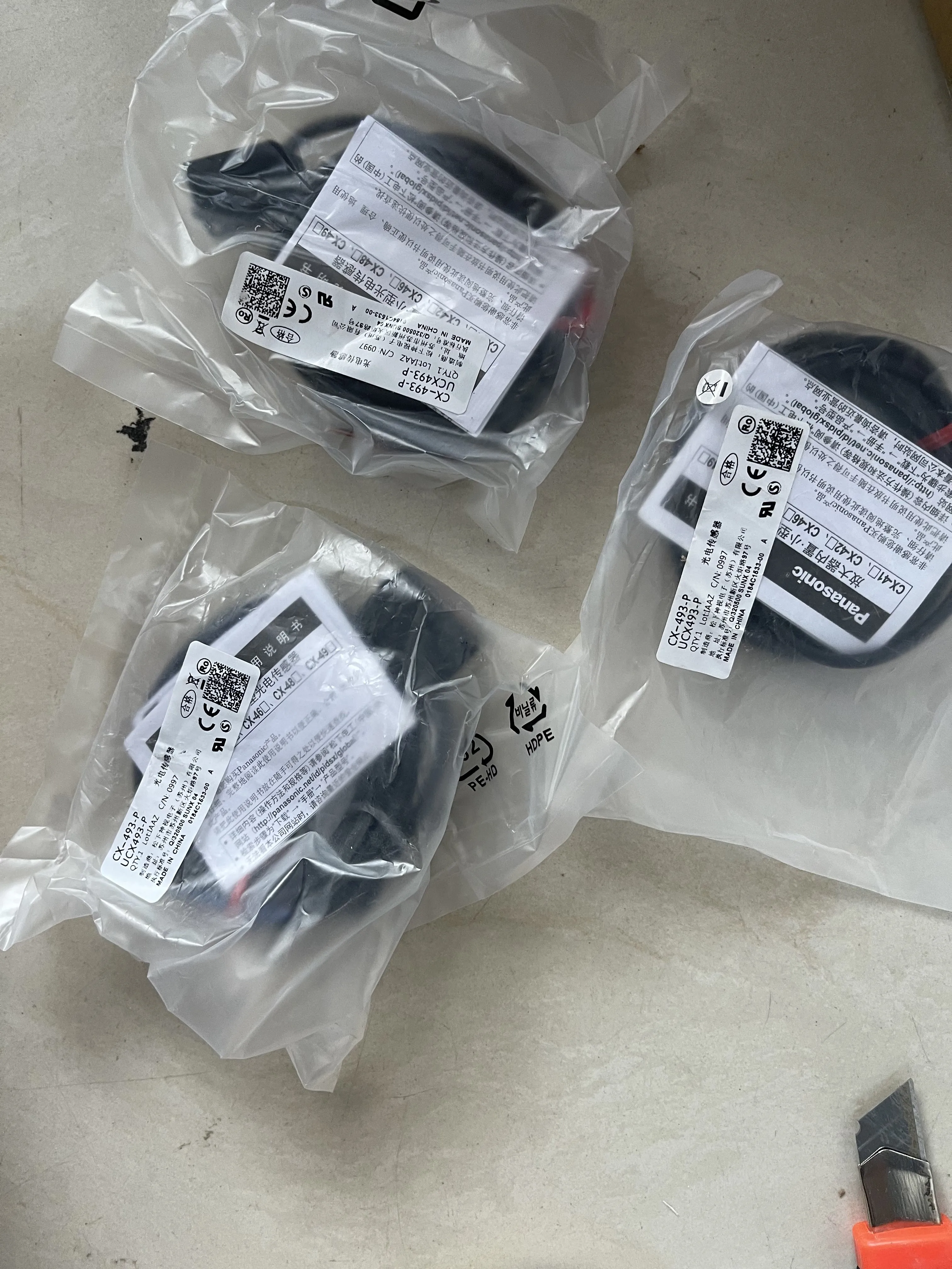 Panasonic Photoelectric Sensor CX-493-P UCX493-P