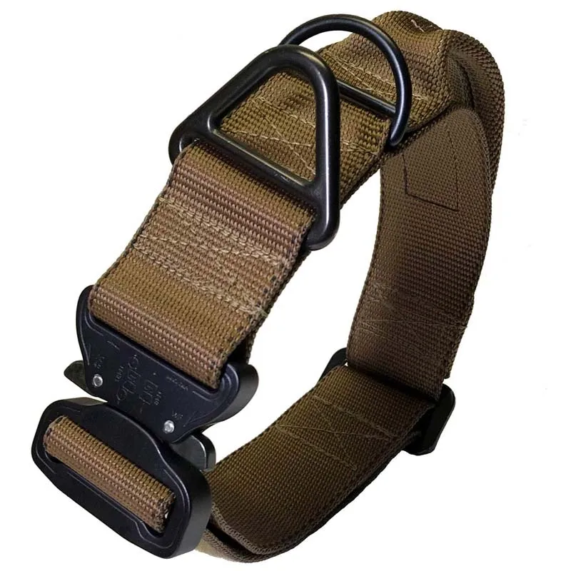 Heavy Duty Tactical Combat Dog Collar With Handle And Metal Buckle,Dog ...