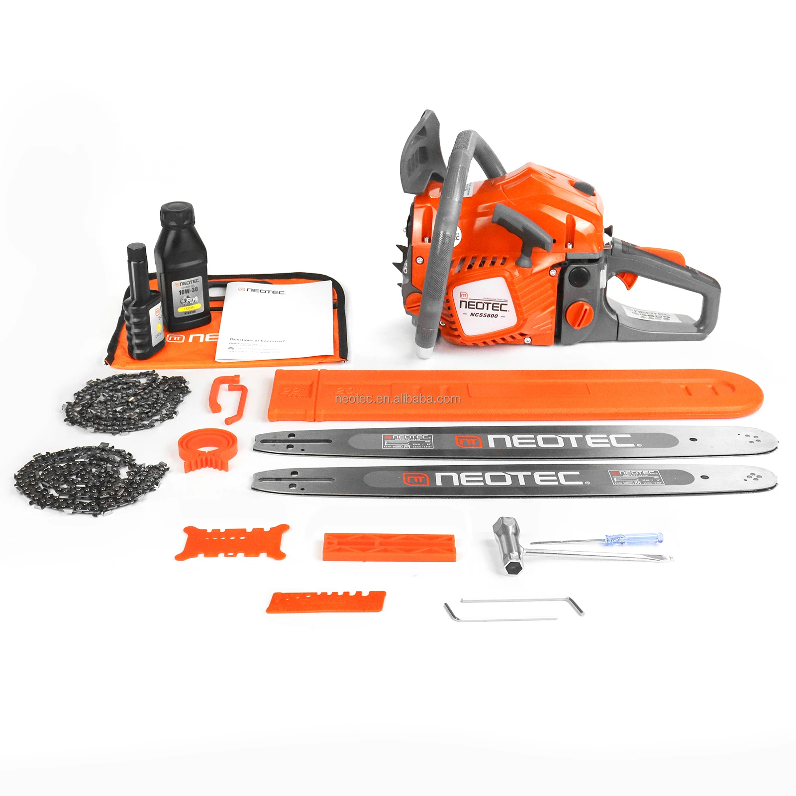 NEOTEC Chainsaw 58cc NCS5800 - Powerful Tree Cutting Machine