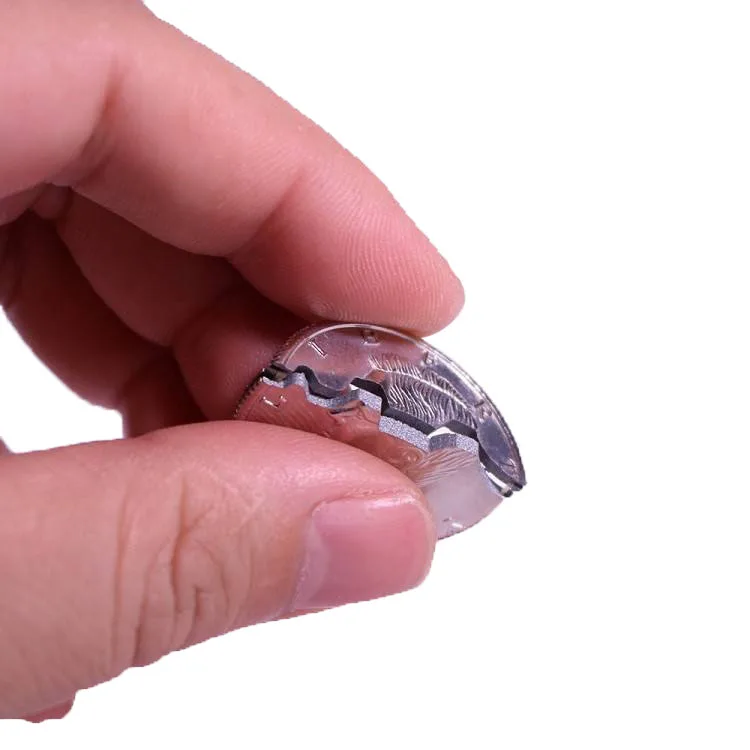 Высококачественная уличная волшебная игрушка монета в полдоллара магический укус складная трюк реквизит