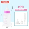150ml pink baby bottle set