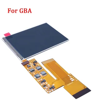 For GBA IPS 4 pixels in 1 full viewing angle LCD screen for GAMEBOY ADVANCE replace 10 Levels Of Brightness V2