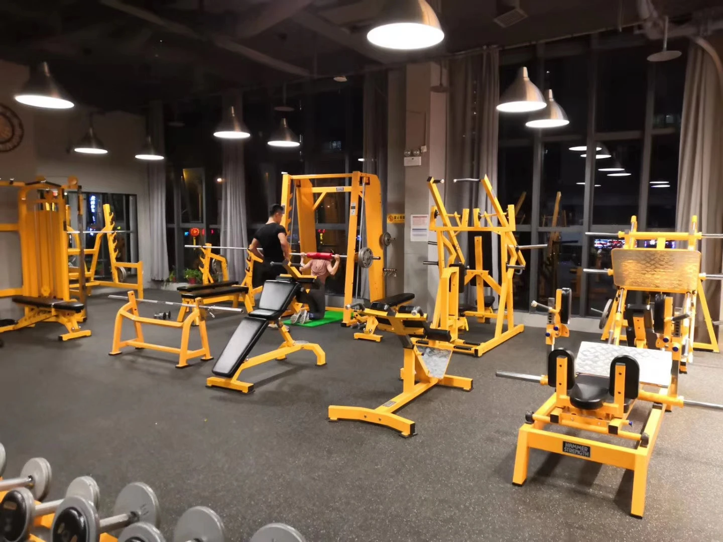 Strength Seated Row Machine Individual Plate Loaded ISO Lateral DY Rowing