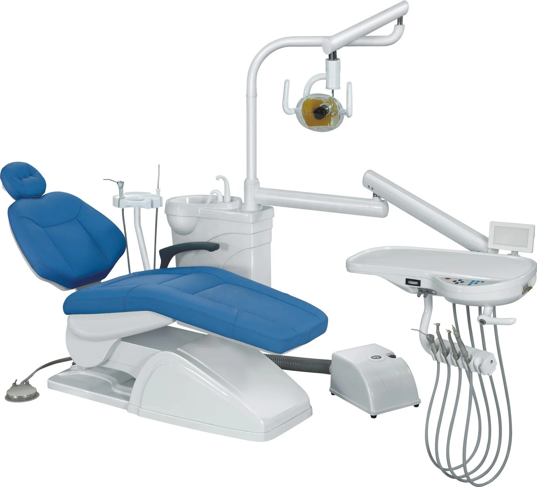 Hot Sales Low speed Surgery Clinic Dental System Dental Chair Set with Headrest Support supplier