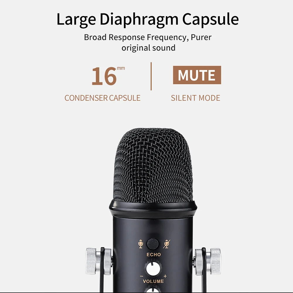 bmg-k10 filaire karaoké produit bureau usb ordinateur microphone