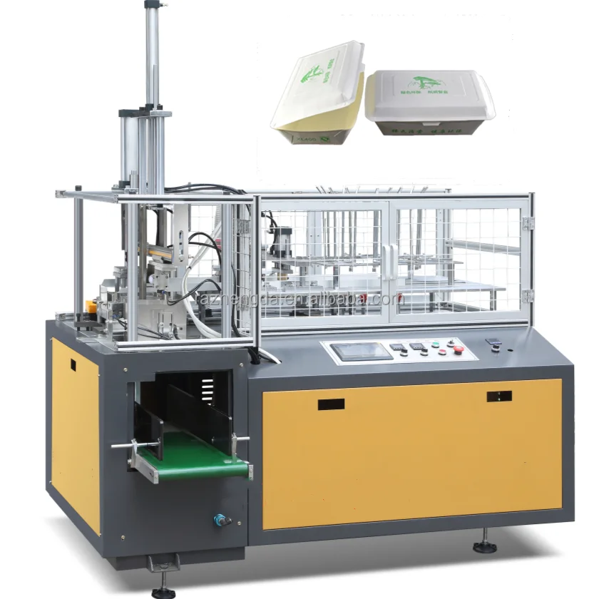 Automatic Disposable Paper Take Away Lunch Box Making Machine (paper