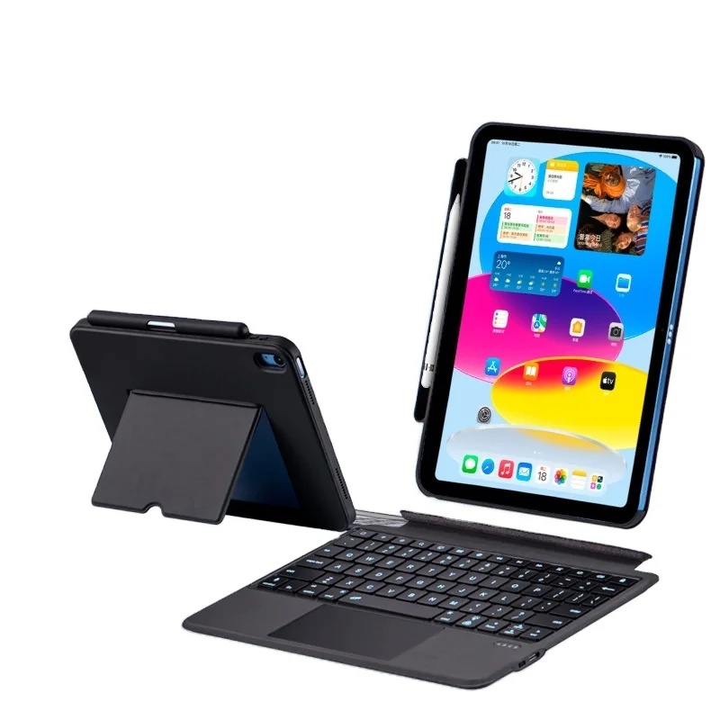 Laudtec Customized Wholesale Keyboard Case Separable Magnetic Design for iPad 10.Generation