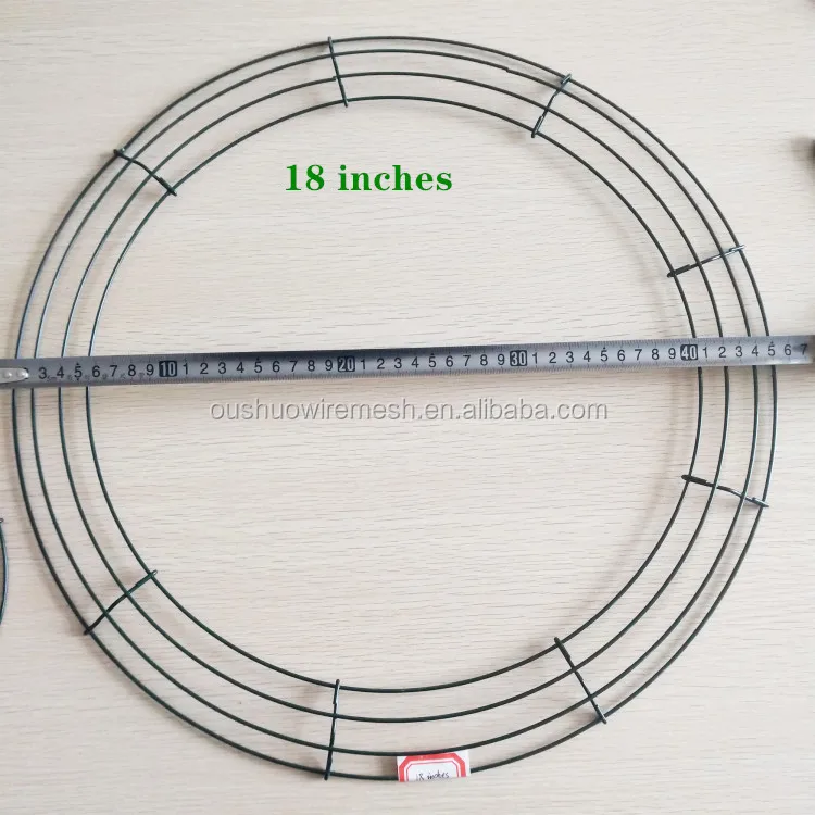 8'' 12'' 14'' 16'' 18'' Metal Craft Wire Wreath Frame Work Wreath Forms for  Christmas Home Decoration
