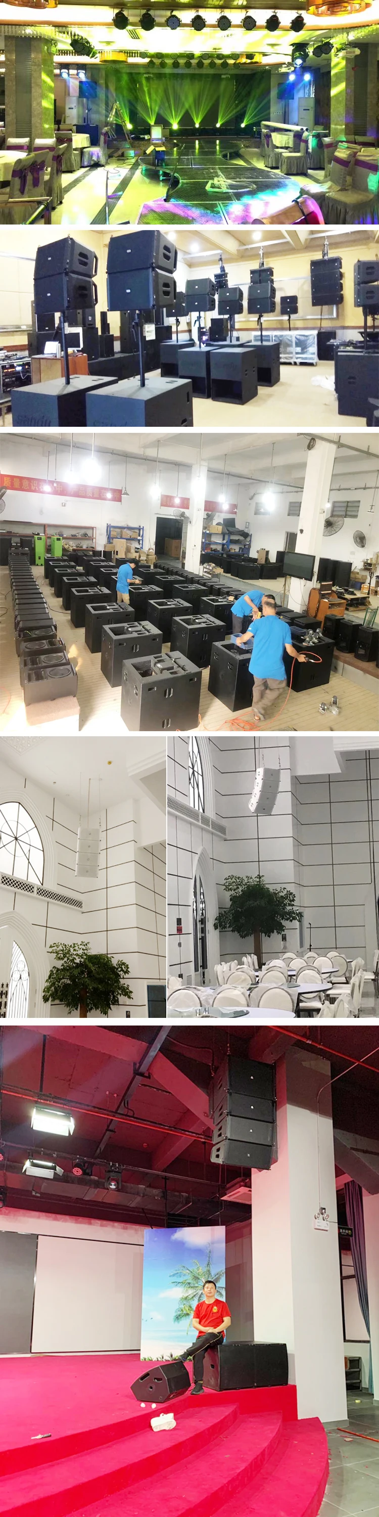MX2.1M Line Array Horn Speaker - 300W Power, 103db Sensitivity