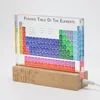 Portalámparas USB de haya importada con relieve químico de letras de colores