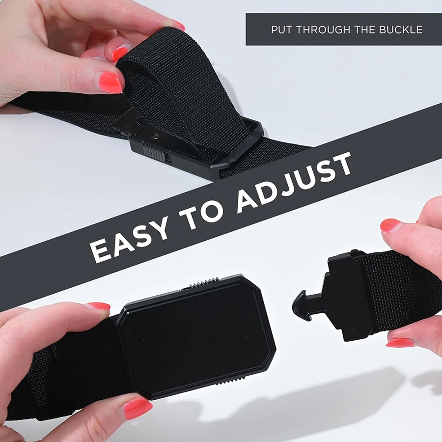 Adjustable Belt Men Discreet Unisex Invisible Heavy Duty Tactical Belt Men with Quick Release Buckle