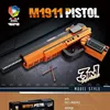 1911 pistol-three models with bullets-gift box