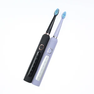 Oral Hygiene Five Modes Electric Toothbrush Black and purple Colors Custom New Arrival Rechargeable Tooth Brush