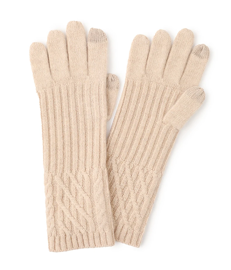 Fashion Winter Accessories Women Winter Gloves 100% Cashmere Touch ...