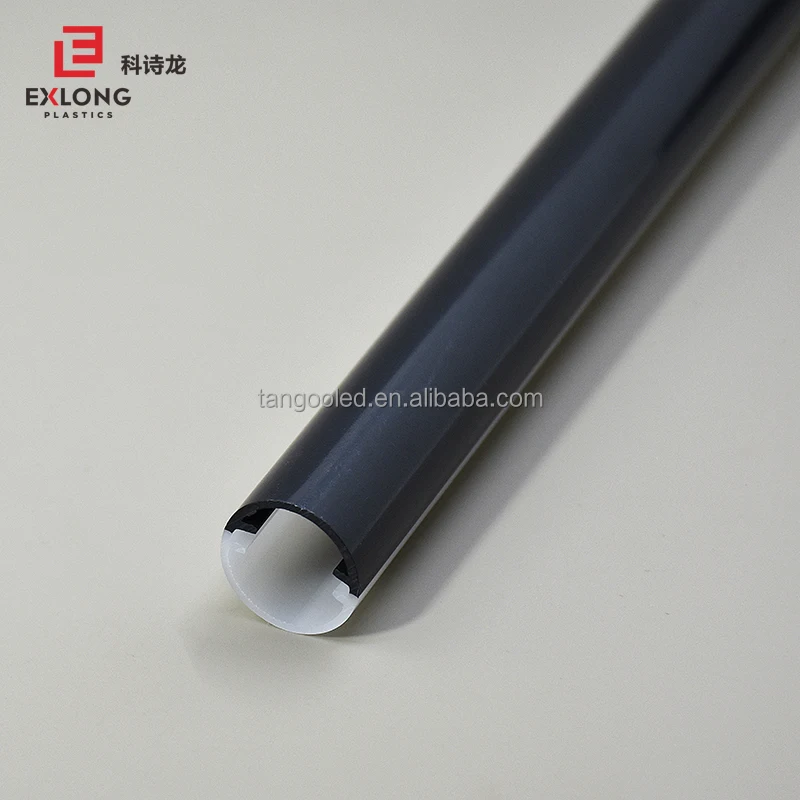 LED Tube Light Cover – Frosted Diffuser With Clip-On Protector For T5/T8 Fluorescent Tubes (White, 23 Inch)