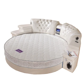 Hot-selling modern European style multifunctional massage bed round with storage massage functions