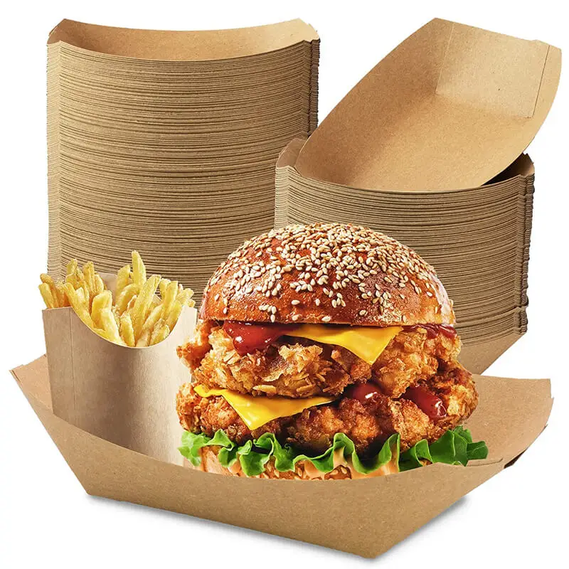 Biodegradable Disposable Food Trays with Compartments for Takeaway in Mauritius