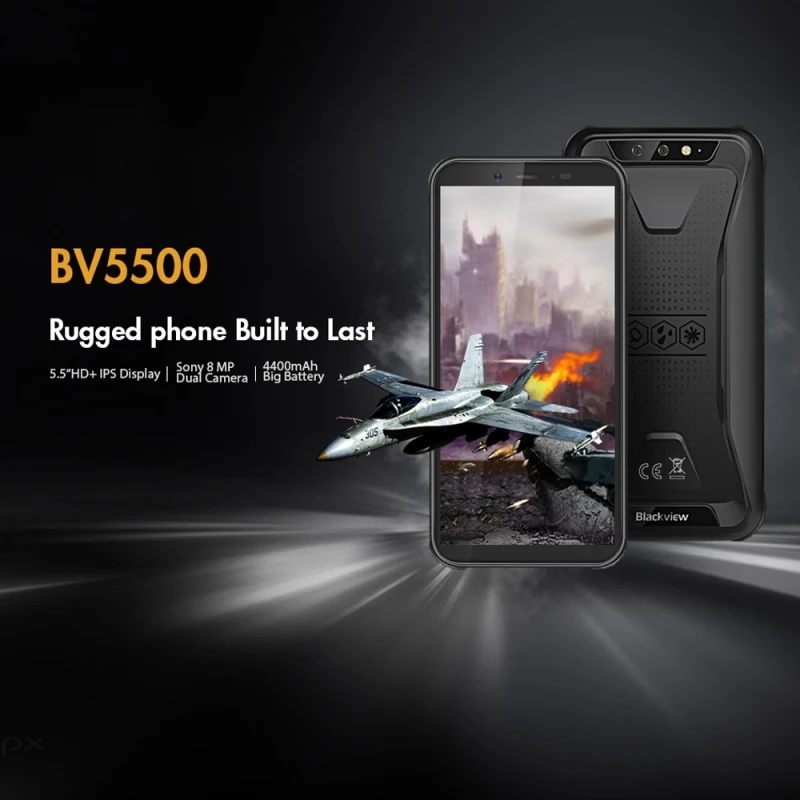 Original Unlocked Blackview Bv5500 Rugged Phone Android 8.1 2gb 
