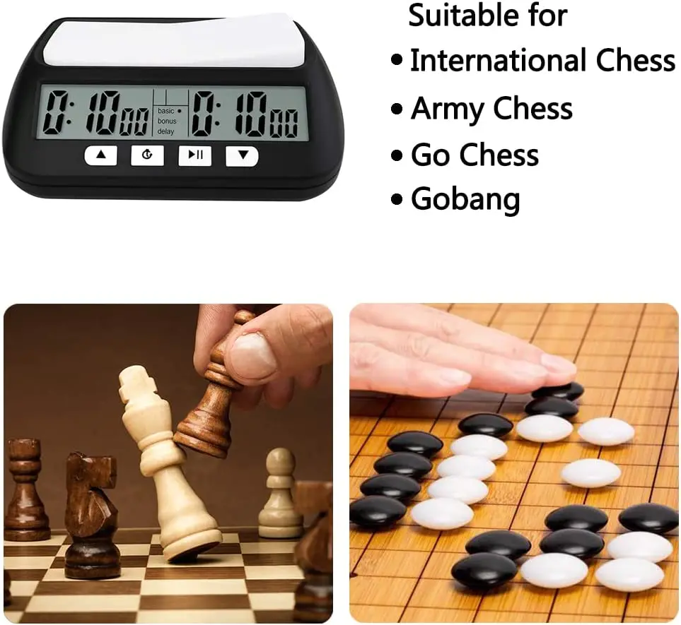 Basic Digital Chess Clock And Chess Timer With Bonus & Delay Buy
