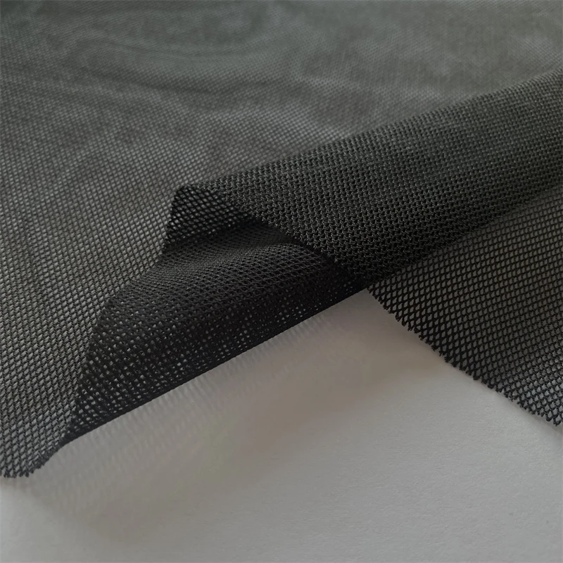 Breathable and soft 100%polyester 75D 65gsm mesh for T-shirt