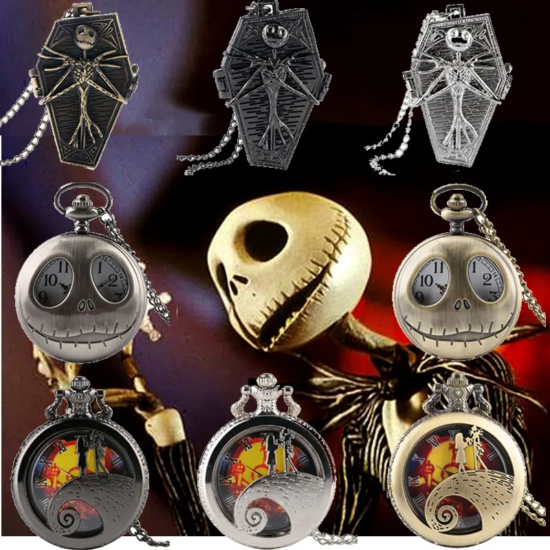 Jack Skellington Necklace Pendant - Retro Gothic Tim Burton