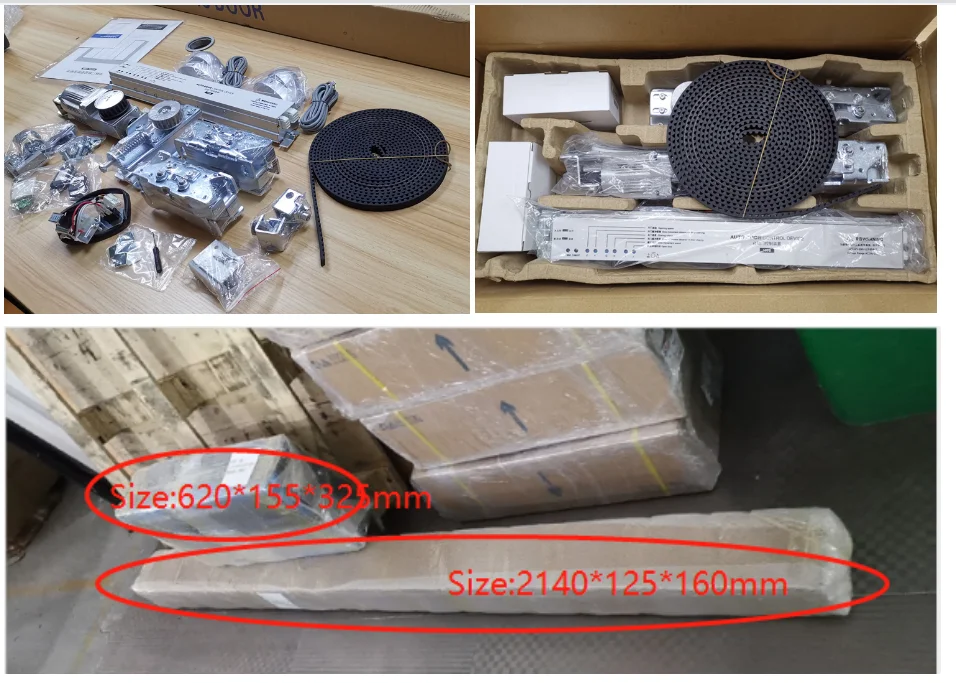 Sensor Operated DC Motor Automatic Sliding Glass Door Electric Remote Automatic Door Operators
