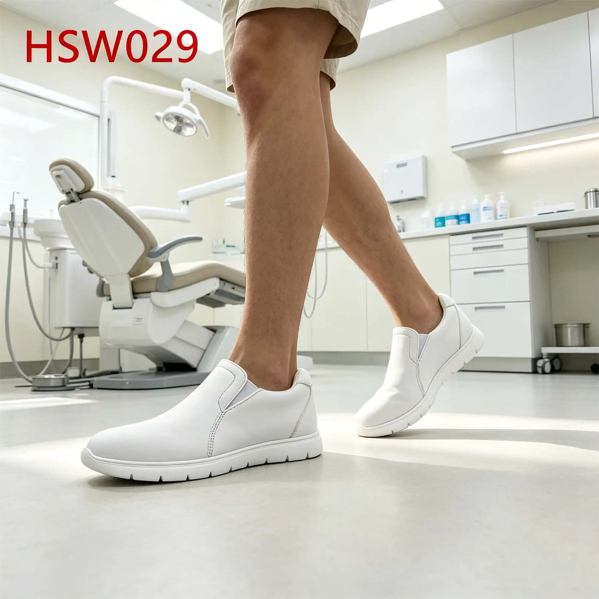 ZYF,Biochemical Zone Quick On/off Bacteria Resistant White/black Safety Shoes Medical Environment ESD Cleanroom Shoes HSW029