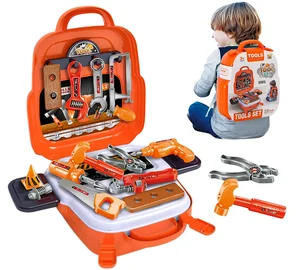 Wholesale Plastic Boy Worker Mechanic Box Kit Toy Children Pretend Play Tool Sets Toy