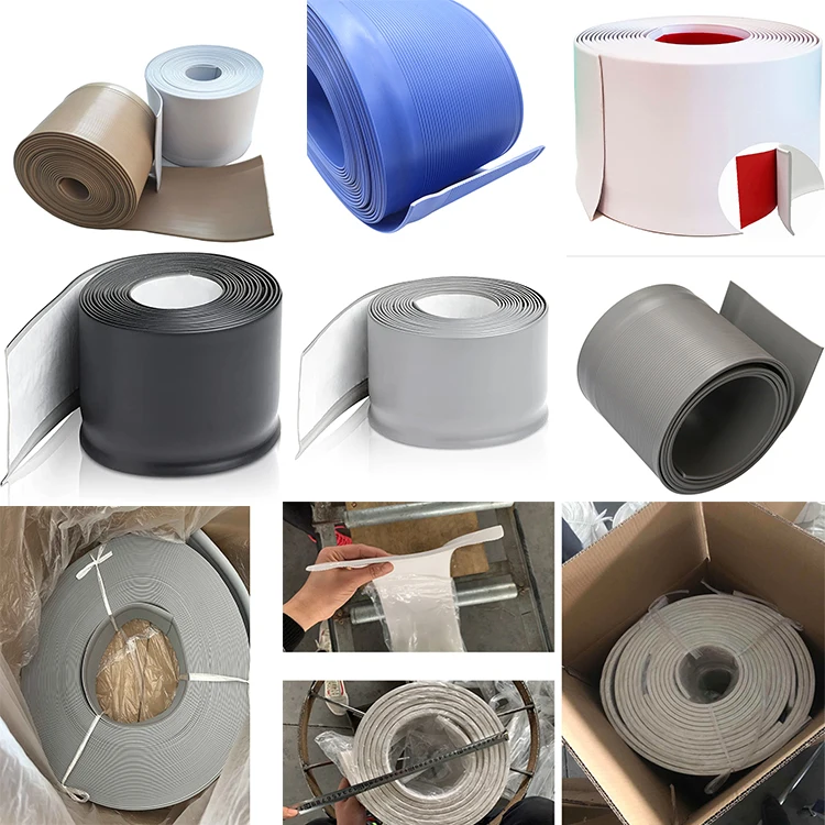 100 мм * 2 Высокое качество ПВХ мягкая настенная плита плинтус виниловая крышка