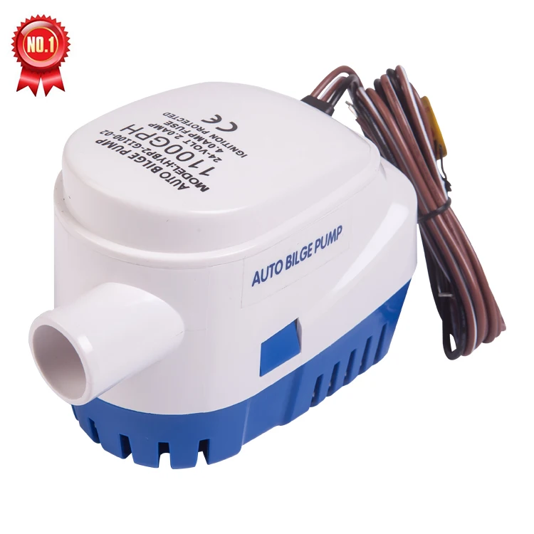 STARFLO DC Rule Yacht Automatic Small Boat 1100GPH 750GPH 24 Volt Battery Powered Bilge Pump