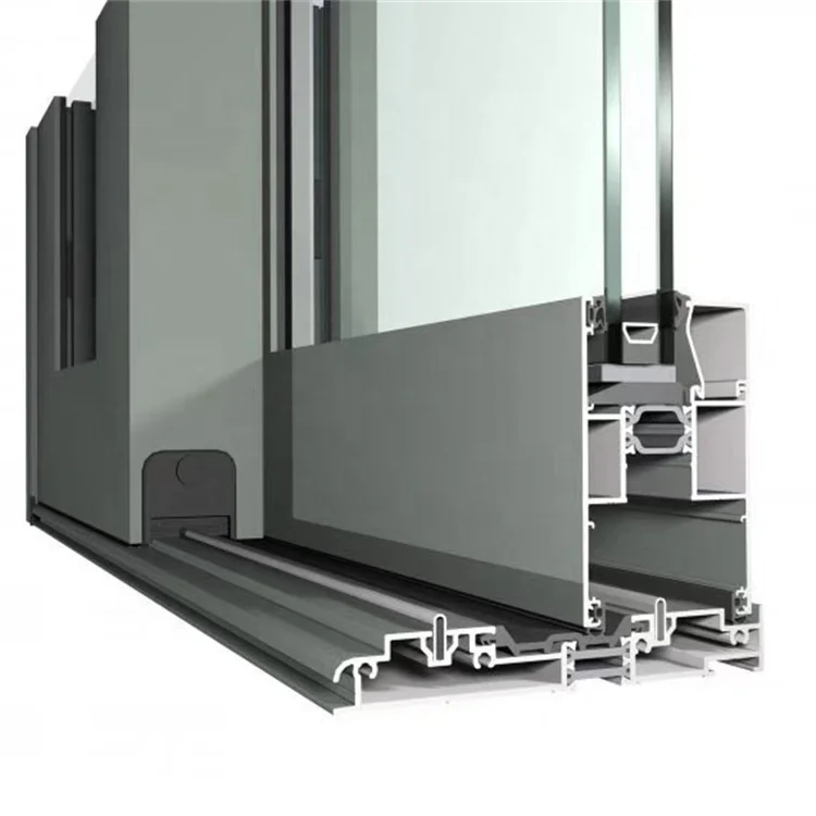 Minglei European Energy Saving Aluminium Double Glass Lift and Sliding Door