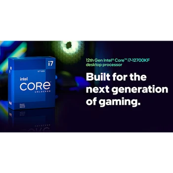 Yeni Intel Core i7 12700KF işlemci 12 çekirdek 5 GHz 65W DDR4