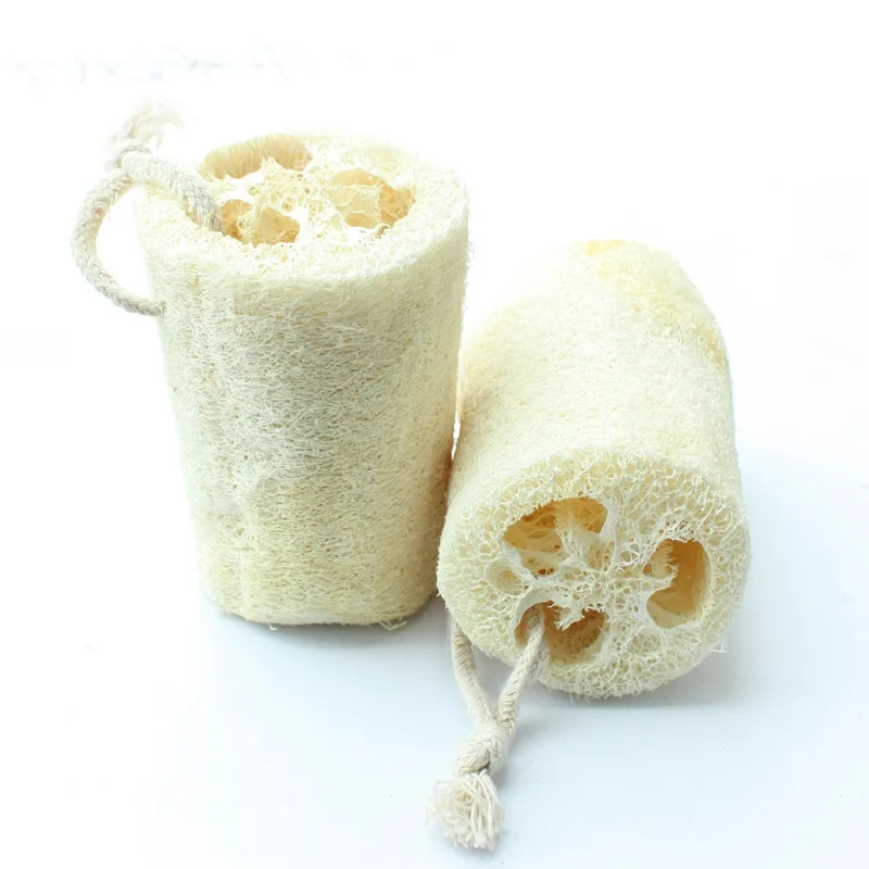 100 Natural Loofah Body Bath Comfortable Exfoliating Durable Sponges