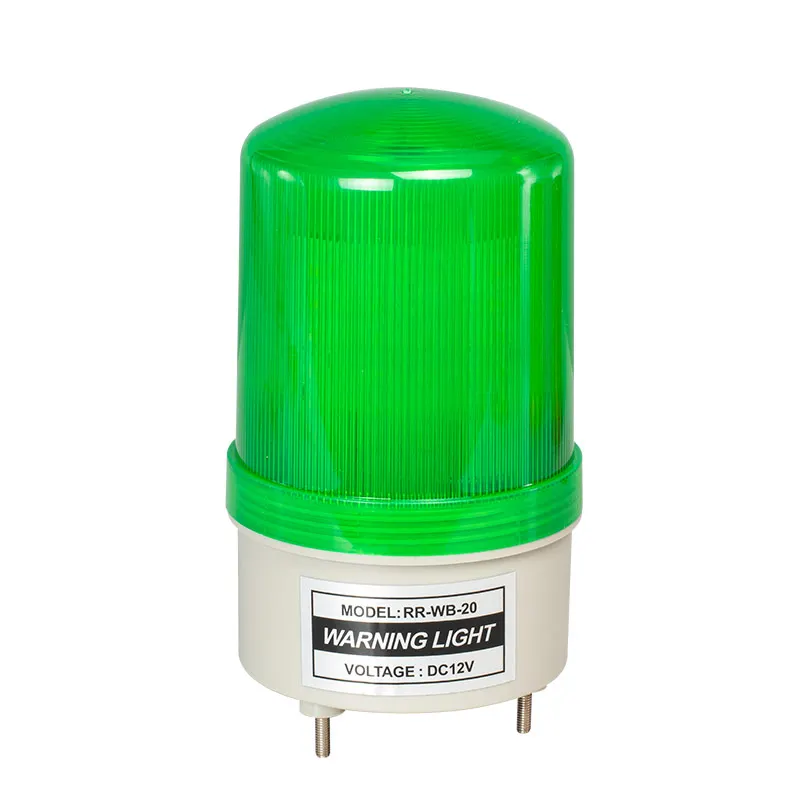 Заводская поставка, пластиковый аварийный аппарат, светильник для крепления, Янтарный светодиод, DIN-полюс, цветной стробоскоп, 24 В, предупреждающий сигнал, грузовик