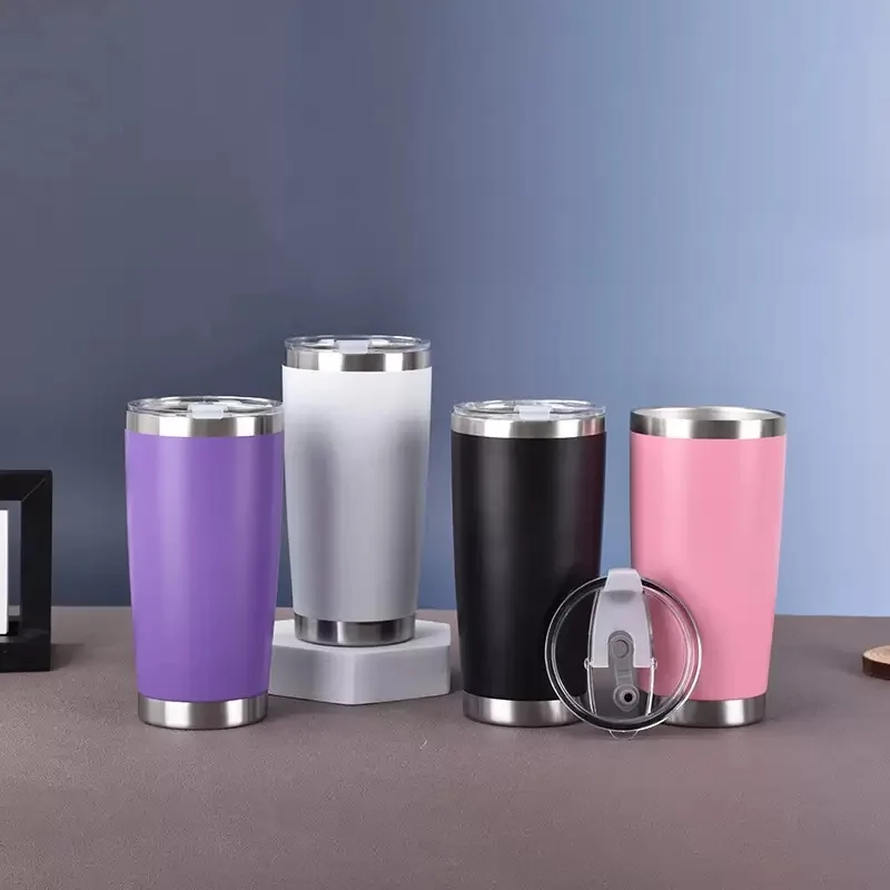 Bulk Supply 20oz Stainless Steel Thermal Tumbler Vacuum Insulated Travel Mug With Lid For Company Gifts Camping Picnic Daily Use with Custom Logo