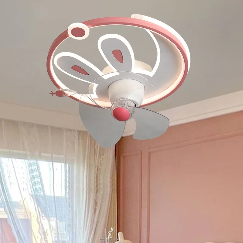 Remote Control Led Ceiling Fan With Lamp Living Room Bedroom Decorative Modern Luxury Ceiling Fans Light
