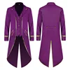 Purple Vintage Medieval Frock Coat Jacket