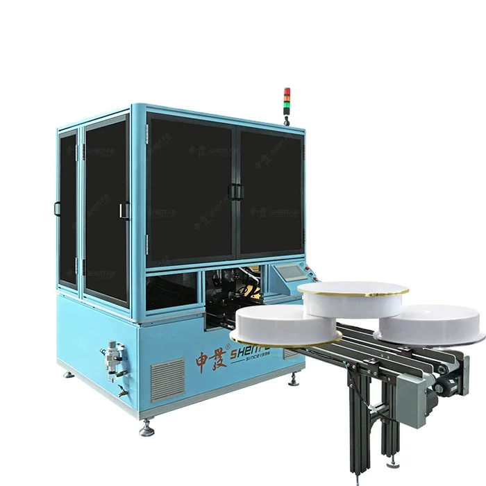 6Kw 3Ph Glass Jars Automatic Hot Stamping Machine