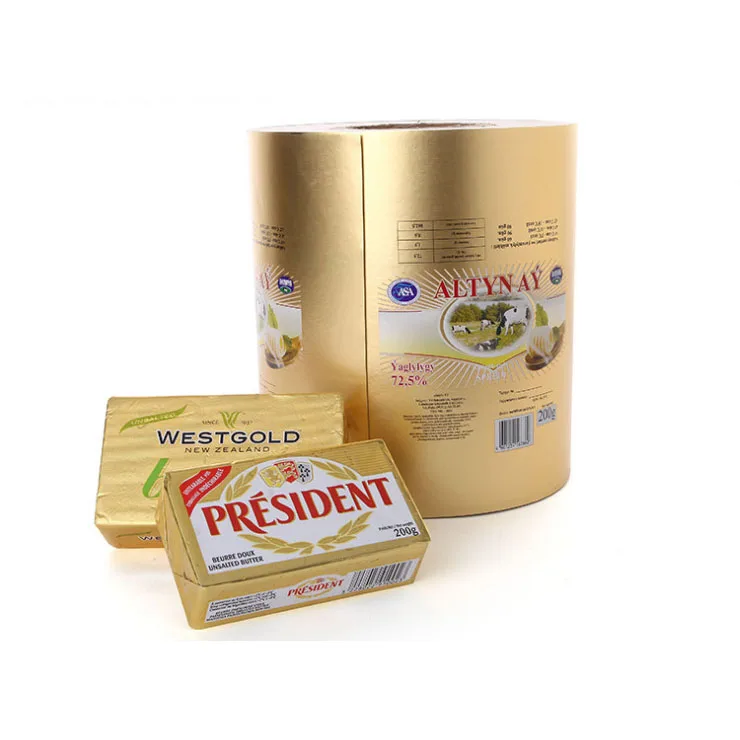 Rouleau d'or pour le papier d'aluminium de cigarette 82mm1500m53gs