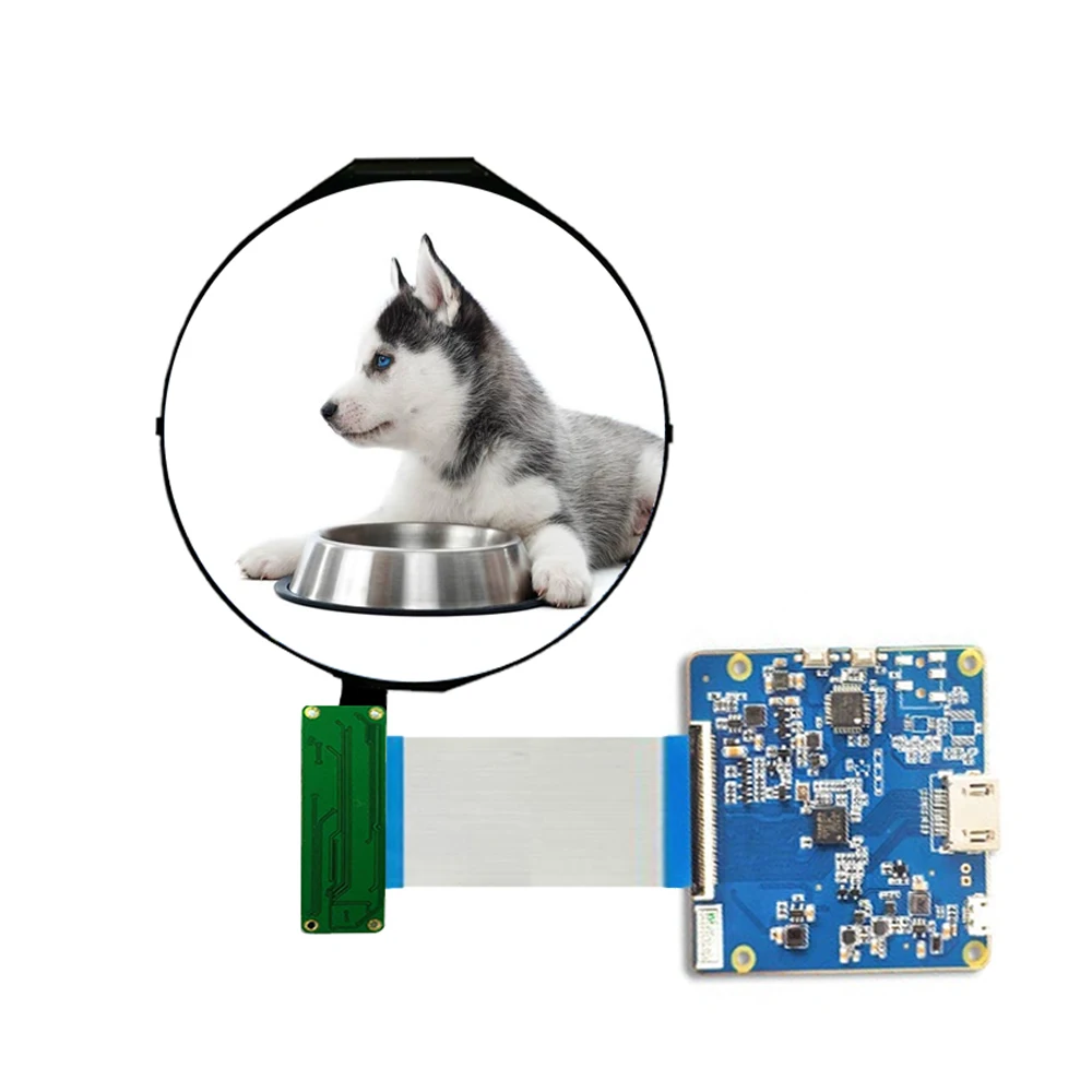 Mipi Dsi Interface Lcd Display Module Driver Controller Board Round ...