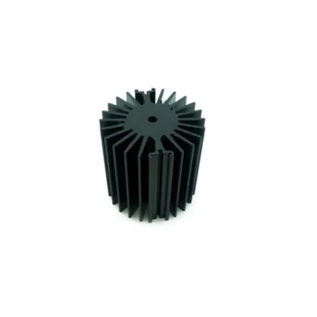 Oem Cnc Turning Milling Machined Service Universal Round Aluminum Anodized Elektronik Heatsink