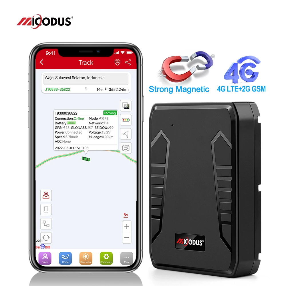 Магнитный Gps-локатор Micodus Ml808g,10000 Мач - Buy Magnetic Gps, 4g  Magnetic Tracker, gps Tracker Magnet Product on Alibaba.com