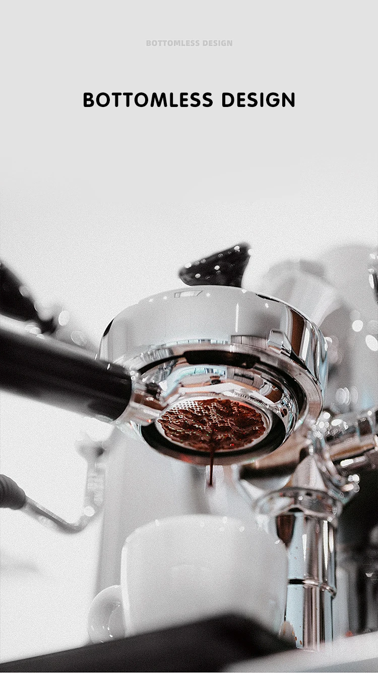 Gaggia Portafilter Espresso Machine Accessories Naked Soild Wood Barista Tools 58mm Coffee