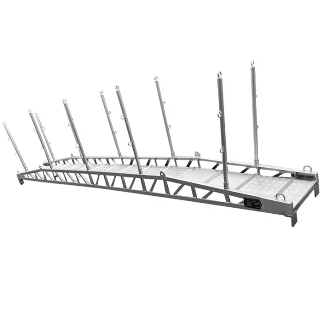 ハートランド LEVEL DIRECTION HL6102LFS-AGS13 IMPA 232076 Aluminum Alloy Wharf Ladder - Durable & Safe