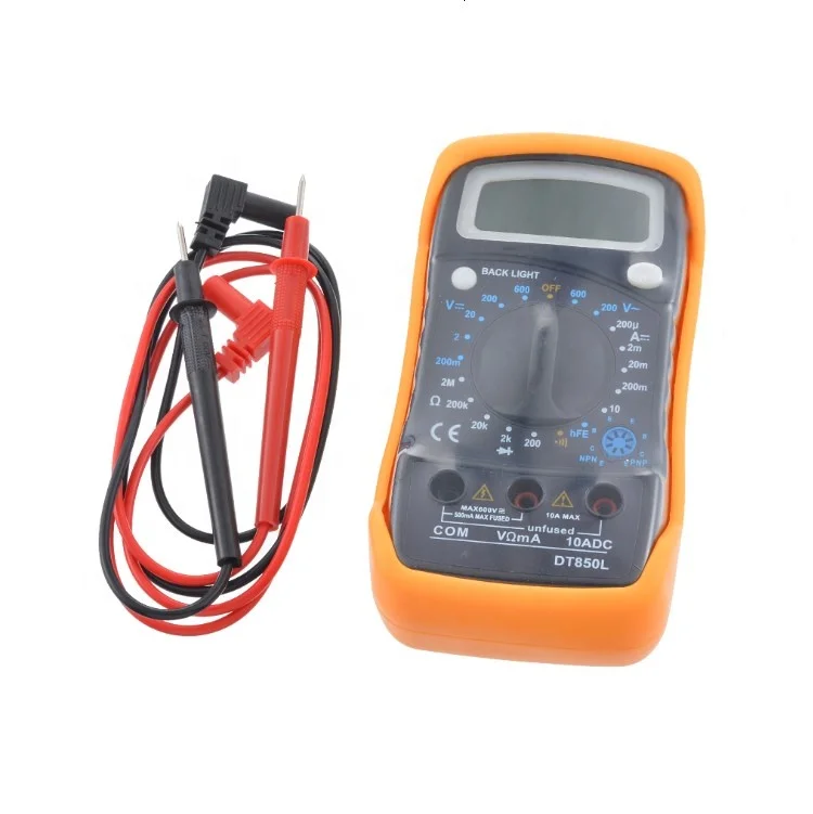 ANENG DT9205A+ High precision Digital voltage current Multimeter AC/DC Transistor Tester NCV Test Meter Analog Auto Multimetor