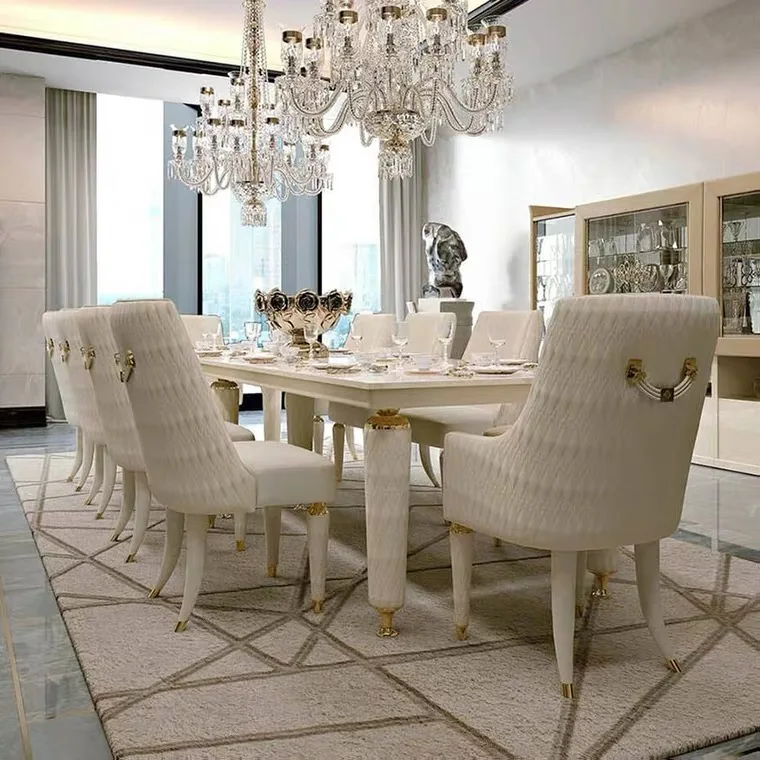 Home Furniture Dining Room Table Sets Dining Family Banquet Table With