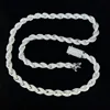 white 8mm rope chain