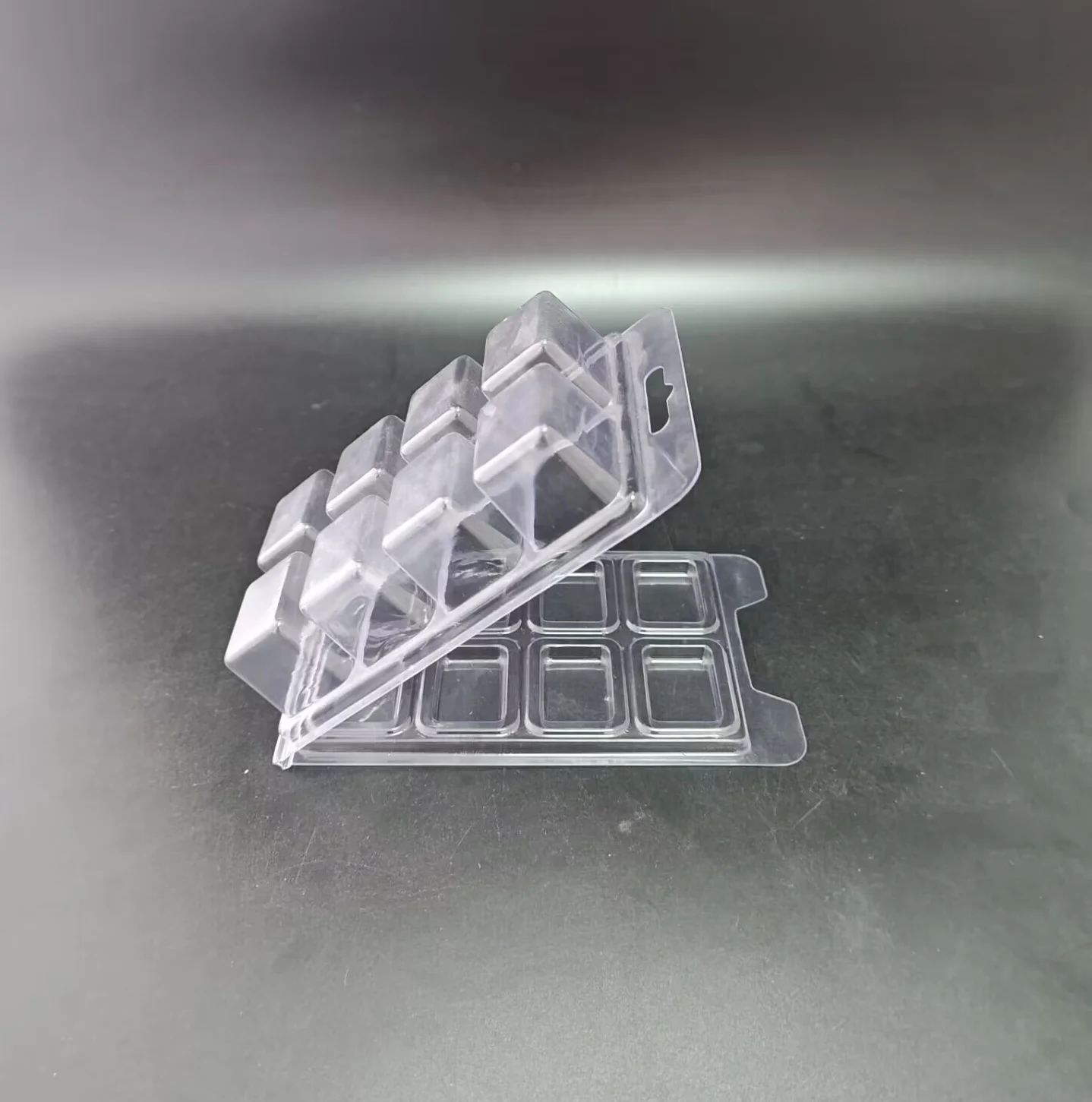 Transparent PVC Wax Melt Clam Shell Box Container Custom 8 Cell ...